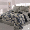 7pc Cotton Comforter Set - Big Leaves